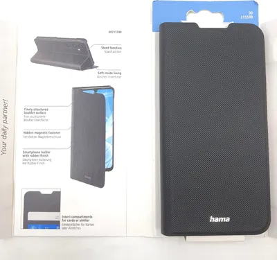 Produktbild von Hama Slim Pro, Folio, Samsung, Galaxy A34, 16,8 cm (6.6"), Schwarz