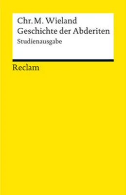 Obrázek produktu pro Geschichte der Abderiten