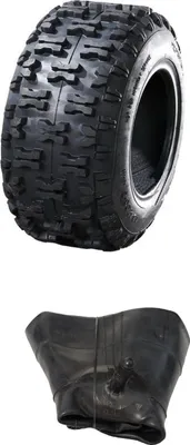 Produktbild von 1 Stück Schlauch + 1x 18x6.5-8 P5016 Rasenmäherreifen 18 x 6.50-8 18 x 6.5 – 8 Rasenreifen für Rasentraktor Schneeräumer Aufsitzmäher NEU 18x6.50-8 Reifen