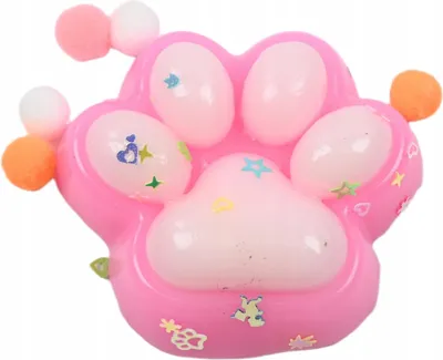 Produktbild von Antistress Squishy Pfote 7cm - Sensorisches Quetschspielzeug für Kinder - Stressabbau & Entspannung