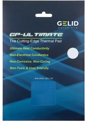 Produktbild von Gelid Solutions TP-GP04-S-E, Thermalpolster, 3,2 g/cm³, 120 mm, 120 mm, 3 mm, 1 Stück(e)