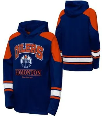 Produktbild von OUTERSTUFF Gear Up Fashion NHL Junior Hoodie, Größe: M, Edmonton Oilers, 10-12 Jahre
