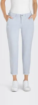 Produktbild von - MAC JEANS - CHINO turn up, Authentic stretch gabardine - Slim Fit - 3075-00-0434L-131R - blau Größe 36/OL