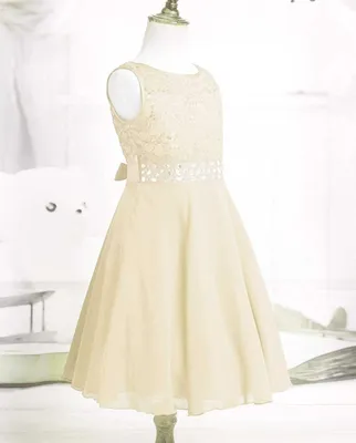 Produktbild von Mädchen Abendkleid Gr. 158-164 Cm Prinzessin Spitze Blumenmädchenkleid für Hochzeit Party Festliches Kleid
