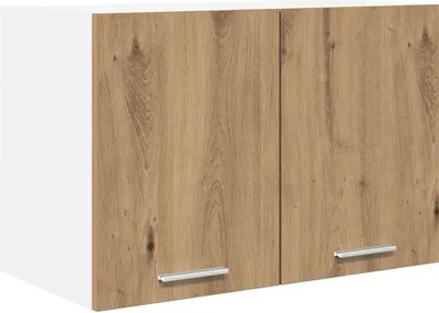 Obrázok produktu pre vidaXL Nástenná skrinka s dvierkami Artisan dub a biela 60 x 31 x 40 cm
