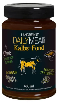 Zdjęcie produktu dla Langbeins Daily Meal Fonds Bulion cielęcy do sosów i zup 400 ml
