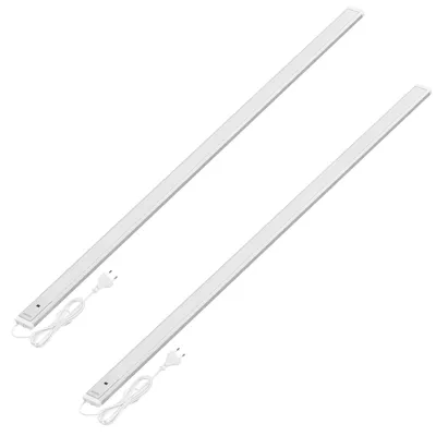 Produktbild von 2er Set Oktaplex Unterbauleuchte Küche dimmbar mit Sensor 120cm Aluminium neutralweiß