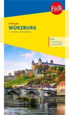 Produktbild von Falk Cityplan Würzburg 1:15.000