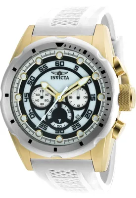 Immagine prodotto di Invicta Speedway 20308 Orologio da uomo - Movimento al quarzo - Acciaio inossidabile con quadrante bianco - 50 mm