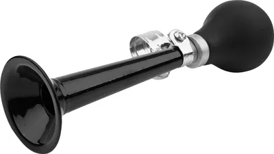 Obrázok produktu pre Klaksón na bicykel, klaksón Classic Clown Horn Squeeze Bugle Horn Air Twist Hooter pre deti dospelých Bike Cart Club Car, 2,2 palca (Schwarz)