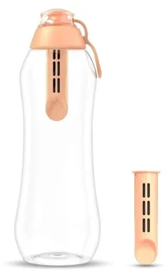 Zdjęcie produktu dla Butelka filtrująca Dafi SOFT 0,7 l peach fuzz z 2 filtrami węglowymi