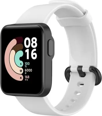 Produktbild von Strap-it Xiaomi Mi Watch Lite Silikonarmband (Weiß)