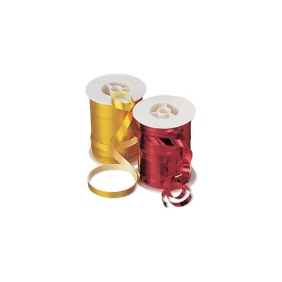 Produktbild von Geschenkband Ringelband 10mm x 250m Rolle Gelb