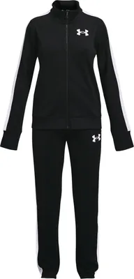 Image de Survêtement UNDER ARMOUR Knit fille 002 - black/white/white XL (165-178 cm)