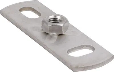 Obrázek produktu pro Walraven Grundplatte V2A 1.4301 IG M8 L: 80 4-fach widerstandsgeschw. Mutter