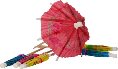 Produktbild von 6 Deko-Picker 10 cm "Eisschirmchen Asia"