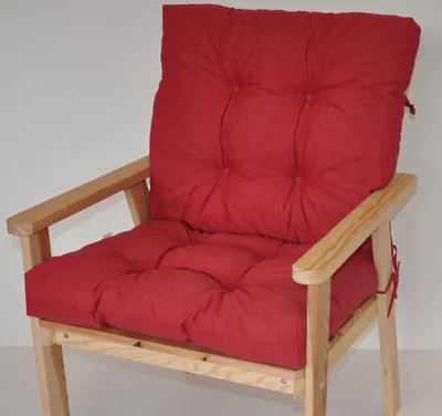 Produktbild von Polster für Gartenstuhl , Liegestuhl , Schaukelstuhl Nordic , Niedriglehner Auflage , Gr. 100 x 55 cm , Fb.Colore Rosso (rot)