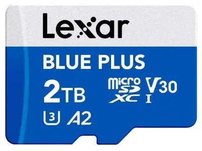 Zdjęcie produktu dla Lexar BLUE PLUS, 2 TB, MicroSDXC, UHS-I, 170 MB/s, Class 3 (U3), V30
