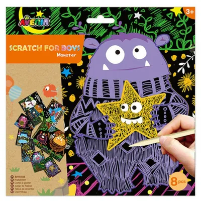 Produktbild von Toy Avenir Scratch Set Monster