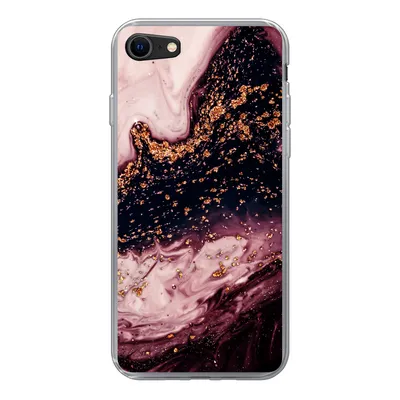 Produktbild von MuchoWow® Handyhülle Schutzhülle Hülle für iPhone 8 Marmor - Natursteine - Mineralien Silikon Softcase Handy Hülle - Schutzhaube