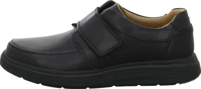 Produktbild von Clarks Un Abode Strap - Schwarz Leder Größe: 42.5 Normal