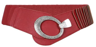 Produktbild von irisaa breiter Damen Gürtel Elastischer Taillengürtel, Hüftgürtel Stretch Gürtel mit Hakenverschluss