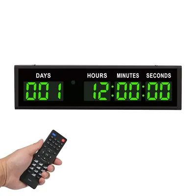 Produktbild von Digitaler LED Timer, Großbild Gym Timer , Multi-Funktion Kurzzeitmesser, Countdown & Stoppuhr, Grün