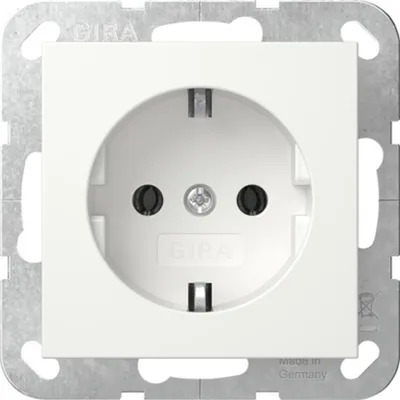 Immagine prodotto di Presa SRK bianco puro - Contatto di protezione della presa 418027