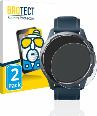 Produktbild von 2x BROTECT Schutzfolie für Xiaomi Watch S1 Active Displayschutz Displayschutzfolie Folie Matt Entspiegelungsfolie