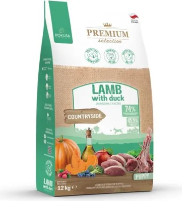 Produktbild von Pokusa Premium Selection Lamm mit Ente 12 kg