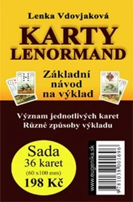 Productafbeelding van Karty Lenormand - Základní návod na výklad (Vdovjaková Lenka)