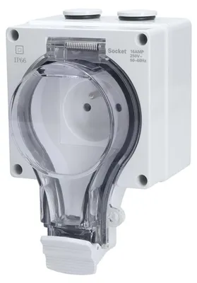 Obrázek produktu pro Zásuvka Solight 5B350 IP66 bílá