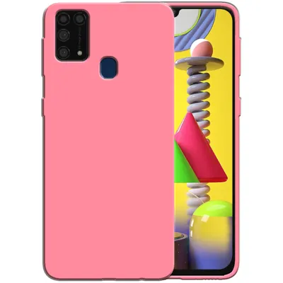 Produktbild von Smartphonica Silikonhülle für Samsung Galaxy M31 Hülle mit weicher Innenseite - Pink