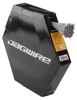 Produktbild von Jagwire Bremszug Road Basic Stahl verzinkt 1,6 x 2000 mm Silber - langlebiger....