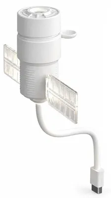 Produktbild von Sternenhimmel Projektor mit Nachtlicht, 2-in-1 LED Projektionslampe, 14 Motive, 360° drehbar, dimmbar, USB-betrieben, für Schlafzimmer und Kinderzimmer
