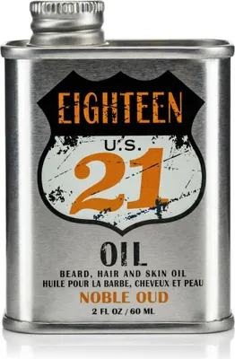 Immagine prodotto di 18.21 Man Made Men's Skin, Hair & Beard Oil - Noble Oud, 60ml