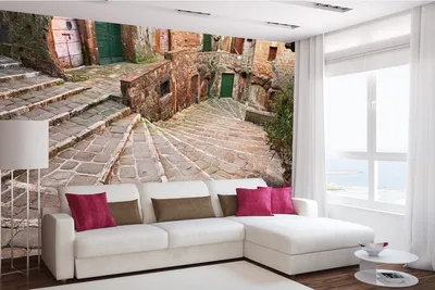 Produktbild von Vlies Fototapete PITIGLIANO, GROSSETO 375 x 250 cm (inkl. Kleister) - Vlies Tapete, Wandtapete, Wandbilder - Tapete für Wohnzimmer Schlafzimmer, Büro, Küche - Montagefertig