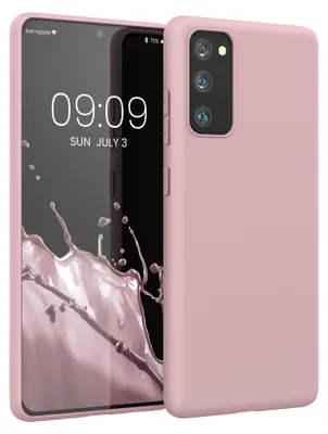 Produktbild von kwmobile Handyhülle für Samsung Galaxy S20 FE Hülle - TPU Case - Kabelloses Laden - Schutzhülle Cover in Vintage Pink