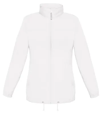 Image de B&C - Veste coupe-vent « Sirocco » pour femmes FK3192 (XL) (blanc)