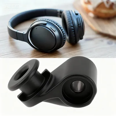 Produktbild von Ein Paar drehbare Metallgelenkachsen, links- und rechtskompatibel, kompatibel mit QuietComfort QC35 Kopfhörern, schwarz