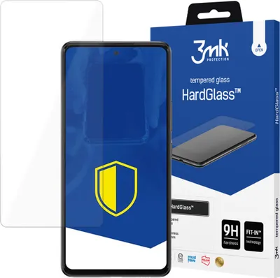 Obrázek produktu pro 3MK HardGlass, Samsung, Samsung Galaxy A53 5G, Odolný proti nárazům, Nárazuvzdorné, Odolné proti poškrábání, Průhledná, 1 kusů