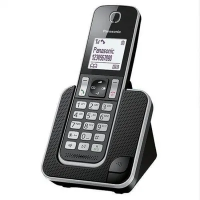 Image de Panasonic Dect Téléphone fixe sans fil Noir One Size / EU Plug 220V Noir One Size