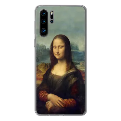 Produktbild von MuchoWow® Handyhülle Schutzhülle Hülle für Huawei P30 Pro Mona Lisa - Da Vinci - Gemälde Silikon Softcase Handy Hülle - Schutzdeckel