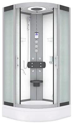 Produktbild von Duschkabine Dusche D58-50M1 Komplettdusche Fertigdusche 90x90 cm