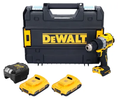 Immagine prodotto di DeWalt DCD 805 D2T trapano a percussione a batteria 18 V 90 Nm senza spazzole + 2x batteria ricaricabile 2,0 Ah + caricabatterie + TSTAK