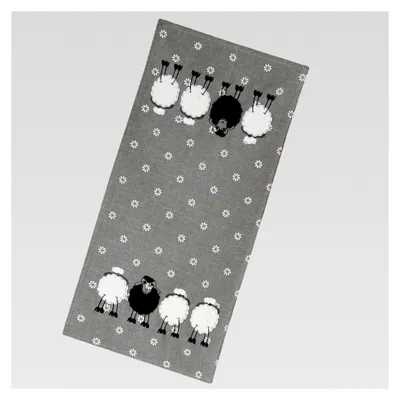 Produktbild von Tischläufer 40 x 85 cm mit Schaf-Stickerei