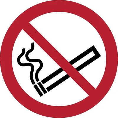 Image de Pictogramme de sécurité - Interdiction de fumer 200mm