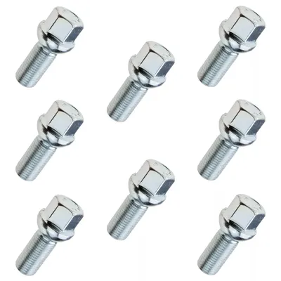 Produktbild von 8x Radschraube M14x1.25 , Gewindelänge: 30mm, Kugelbund, SW17