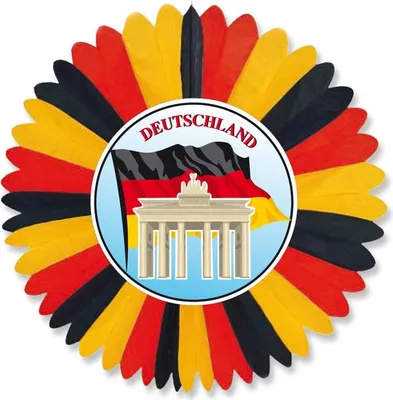 Produktbild von Dekofächer Deutschland mit Brandenburger Tor, einseitig, 60 cm