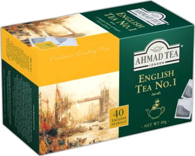Zdjęcie produktu dla English Tea No.1 Ahmad Tea 40tbx2g b/zawieszki